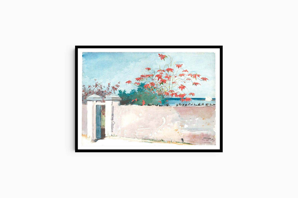 "Winslow Homer - A Wall - Hakyarts"