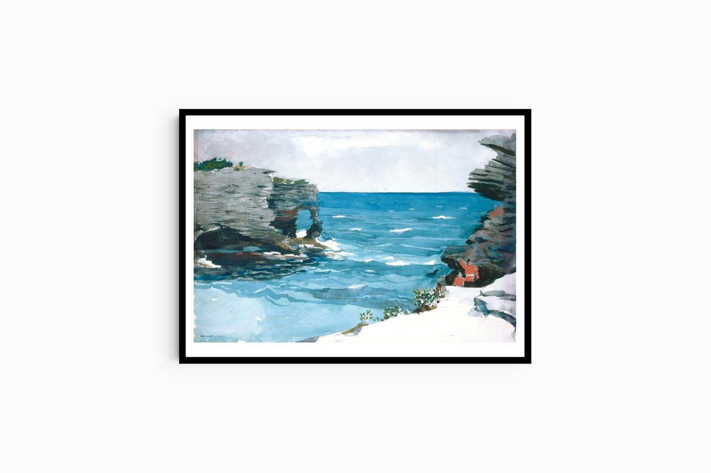 "Winslow Homer - Rocky Shore - Hakyarts"