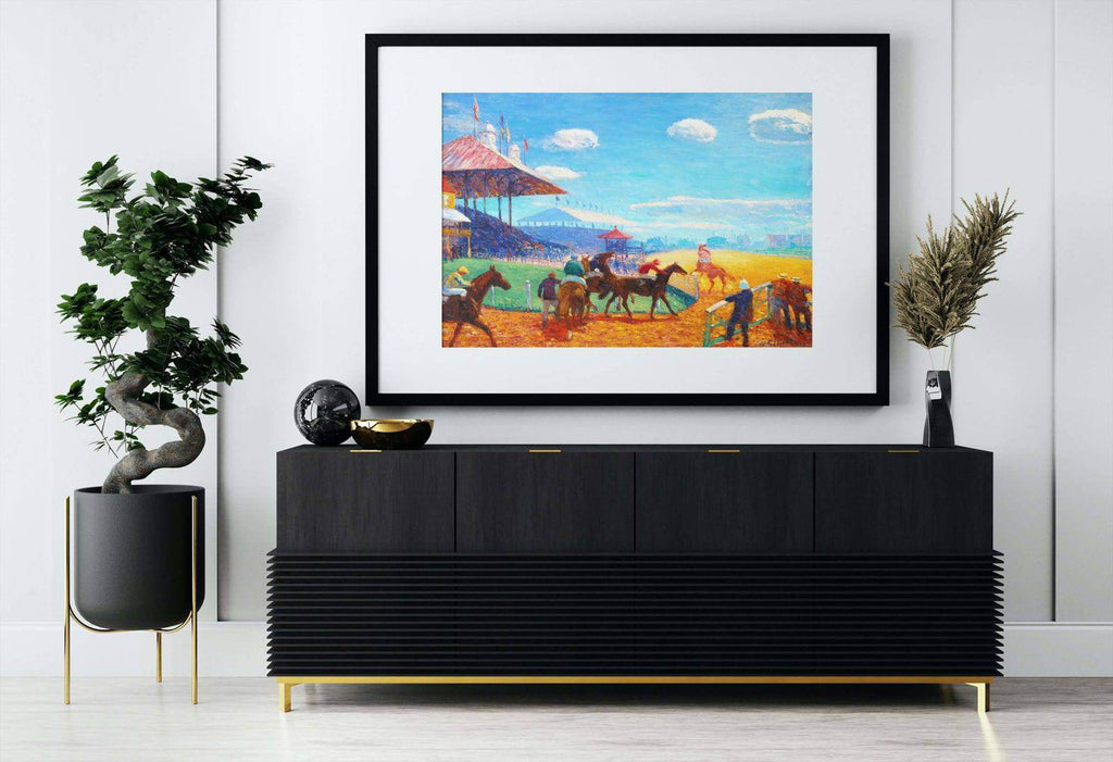 "William James Glackens - Race Track - Hakyarts"