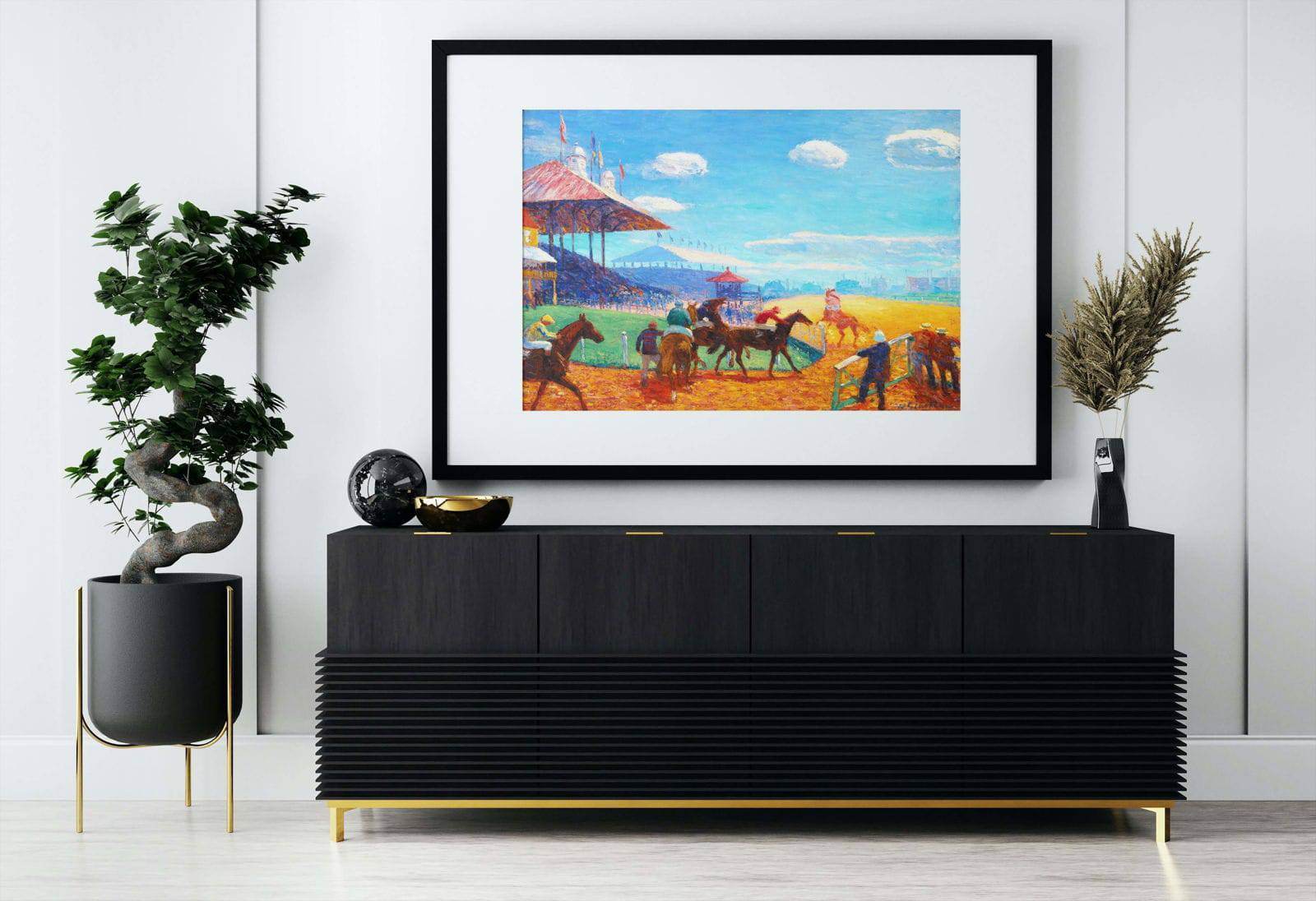 "William James Glackens - Race Track - Hakyarts"