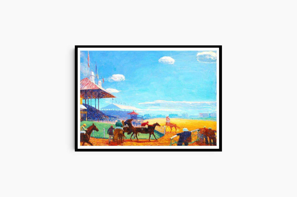 "William James Glackens - Race Track - Hakyarts"