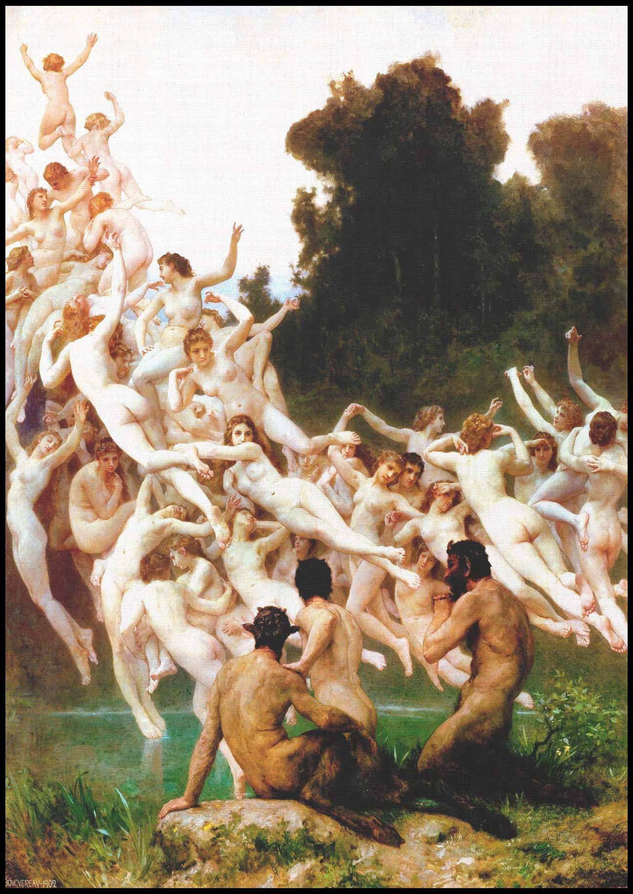 "William Bouguereau - Les Oréades - Hakyarts"