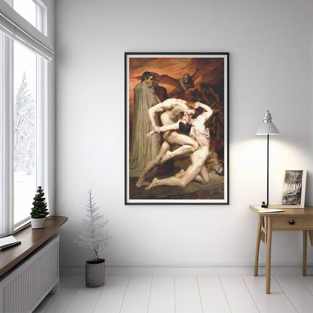 "William Bouguereau - Dante and Virgil in Hell - Hakyarts"