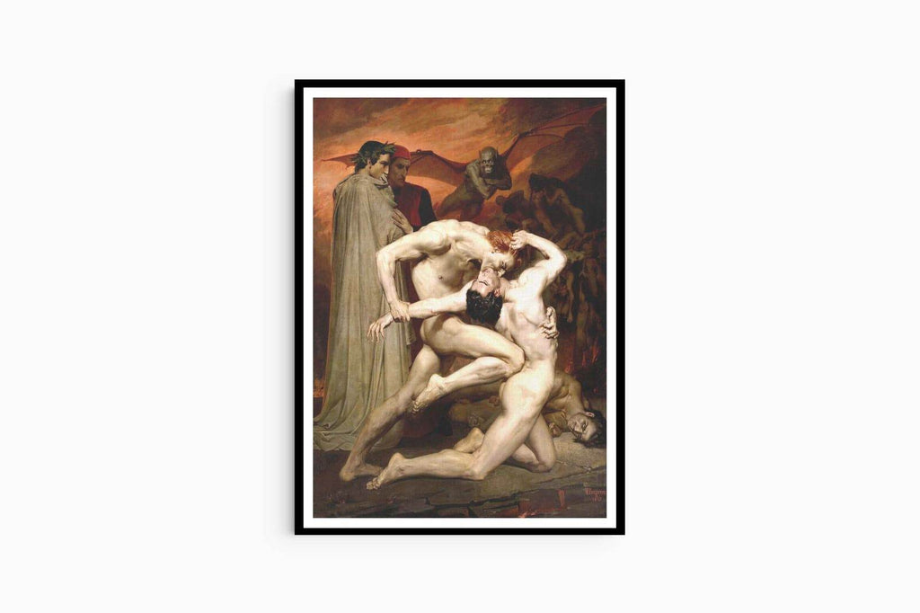 "William Bouguereau - Dante and Virgil in Hell - Hakyarts"