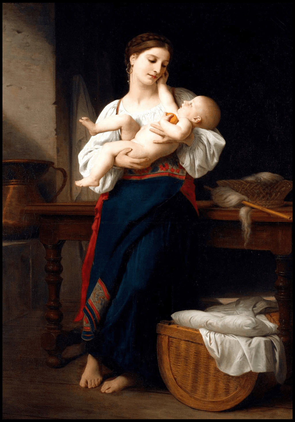 "William Bouguereau - Premières Caresse - Hakyarts"