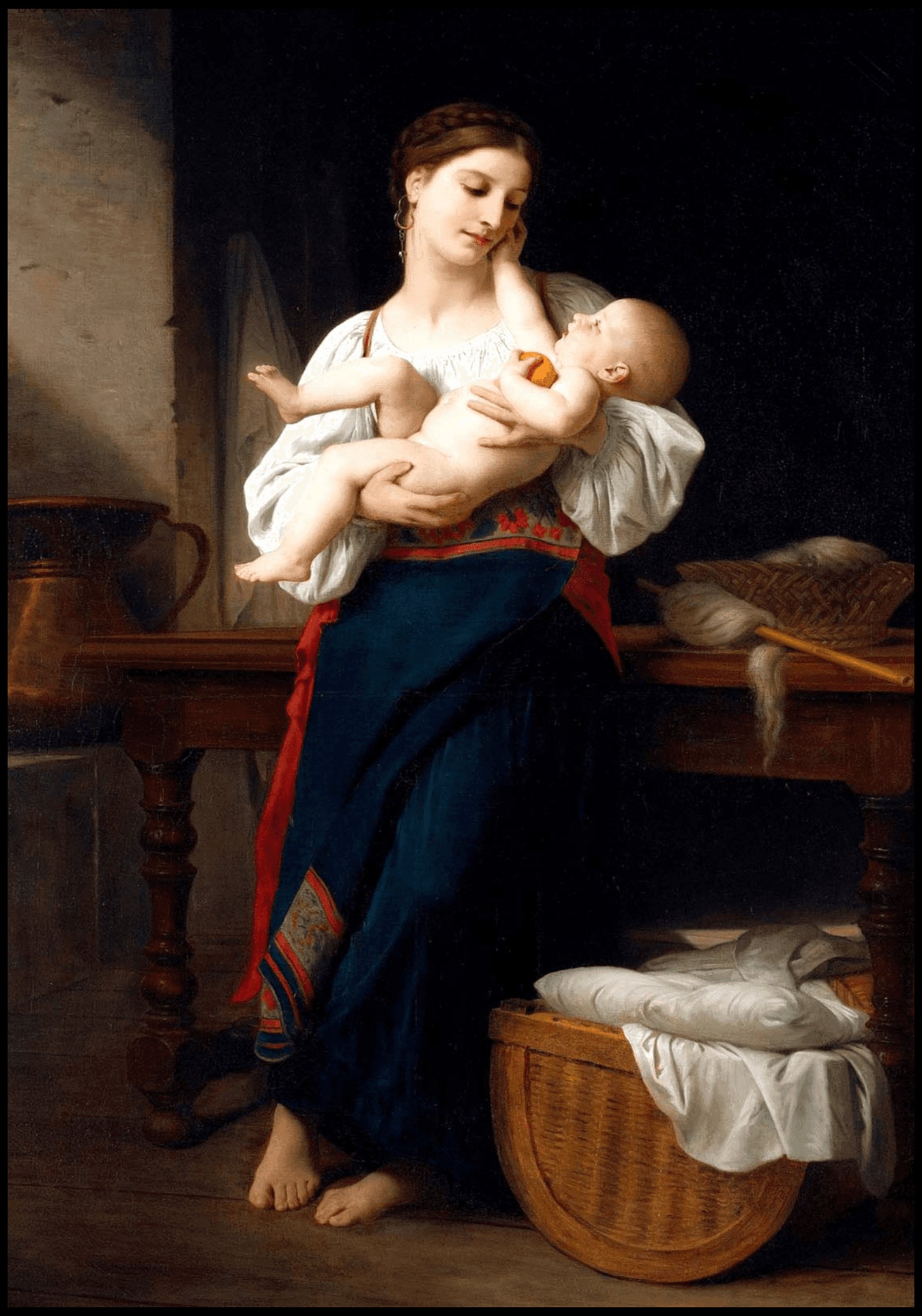 "William Bouguereau - Premières Caresse - Hakyarts"