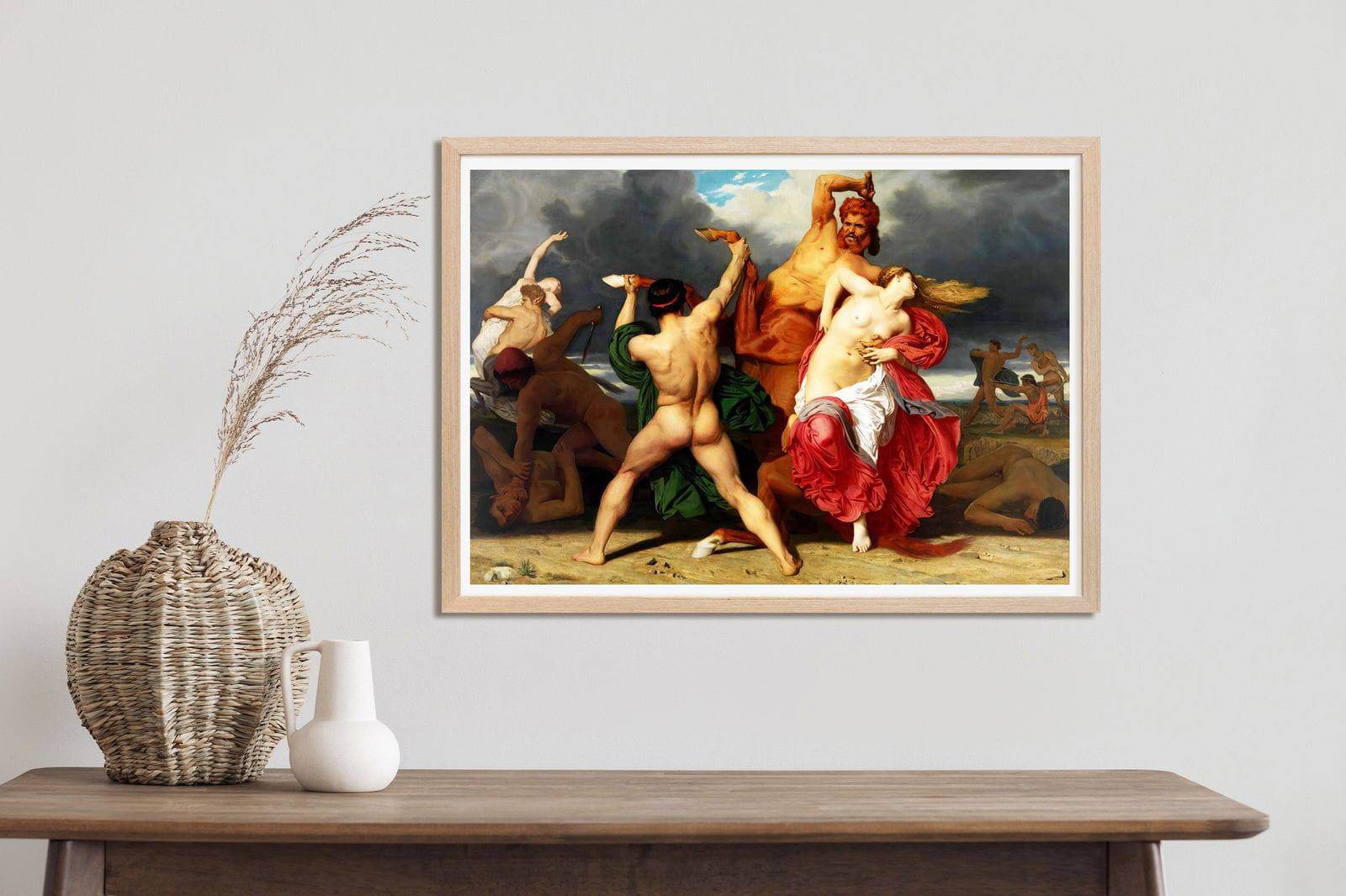 "William Bouguereau - Battle Of The Centaurs - Hakyarts"
