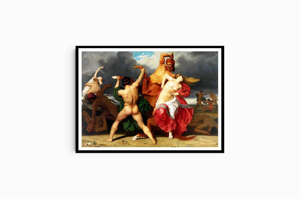 "William Bouguereau - Battle Of The Centaurs - Hakyarts"