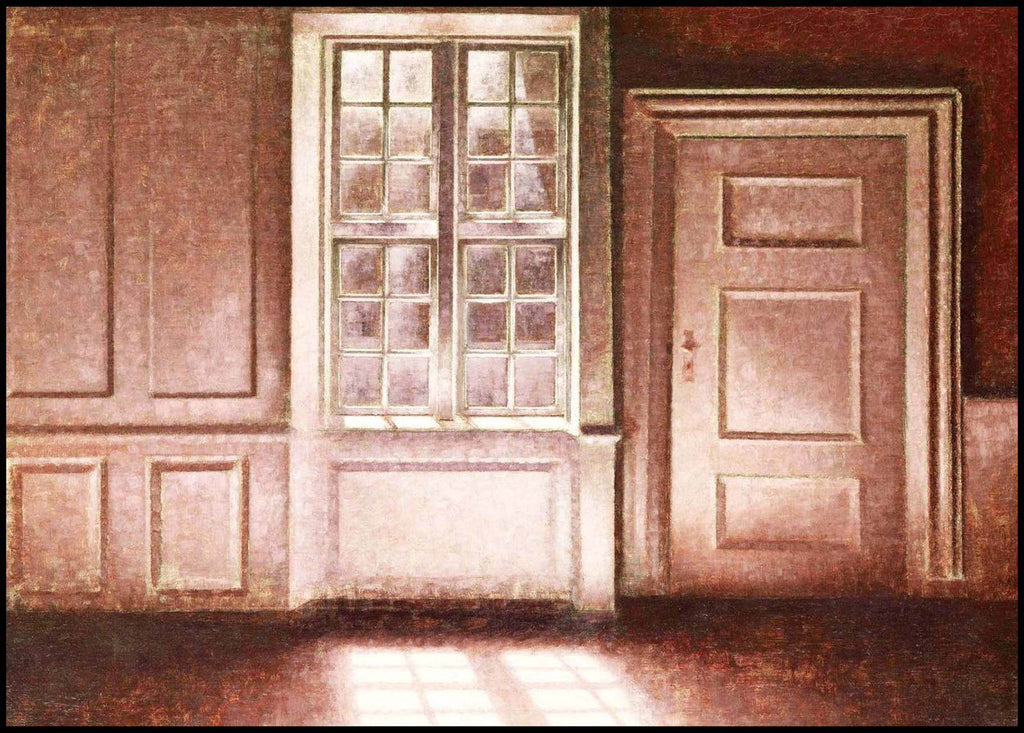 "Vilhelm Hammershøi - Moonlight - Hakyarts"