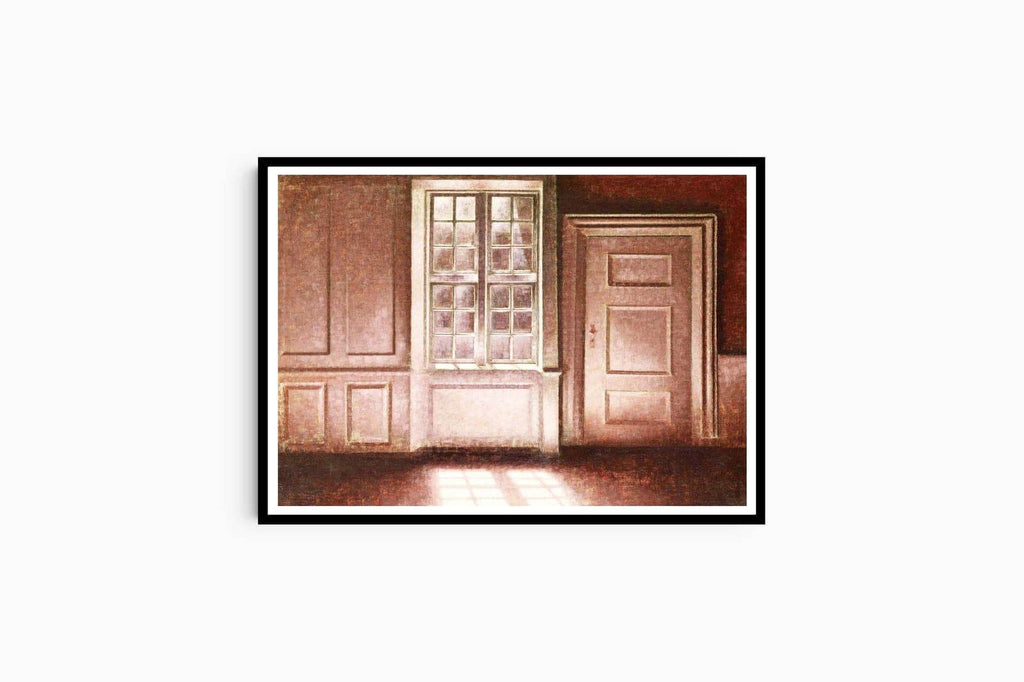 "Vilhelm Hammershøi - Moonlight - Hakyarts"