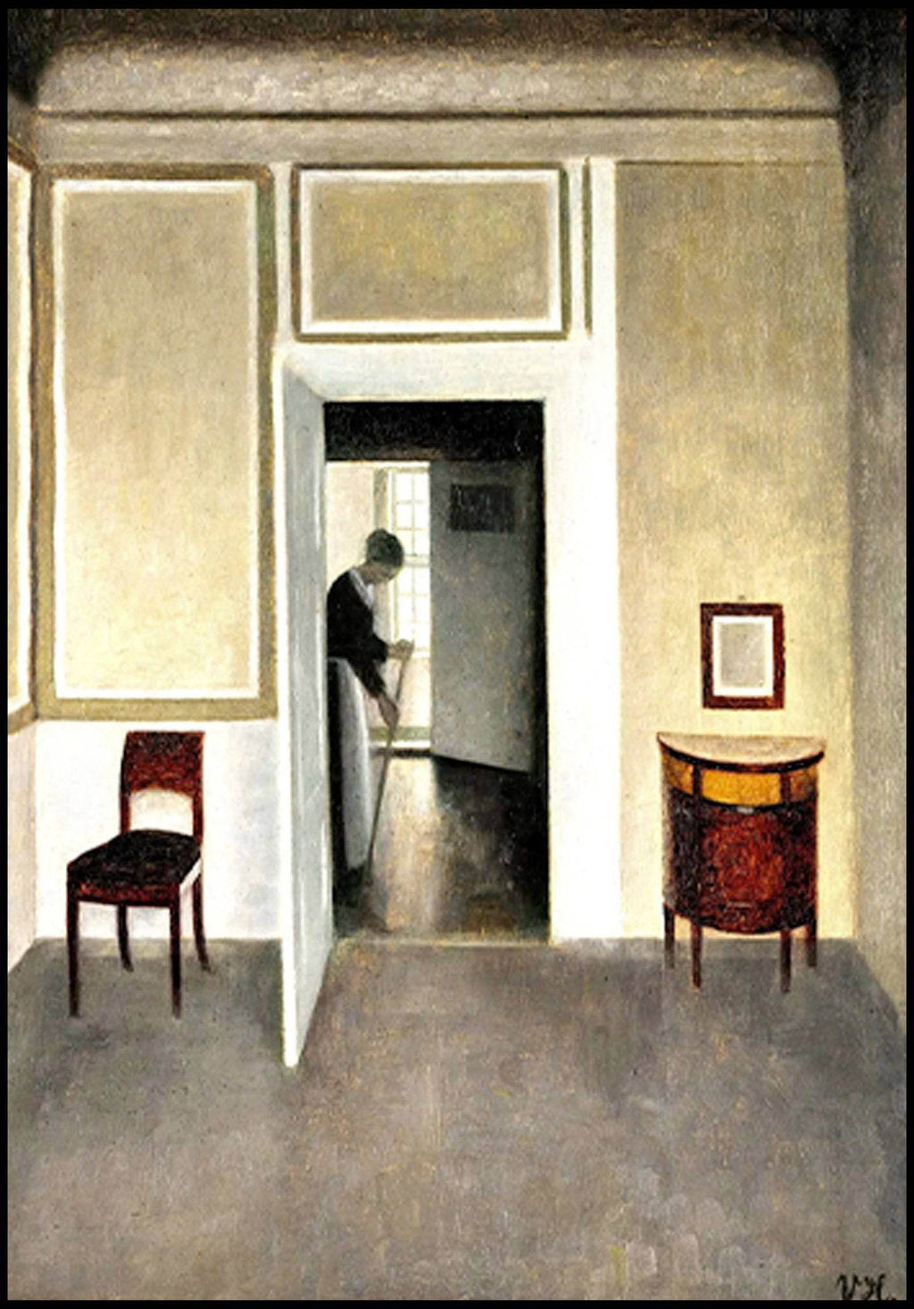 "Vilhelm Hammershøi - Interior - Hakyarts"