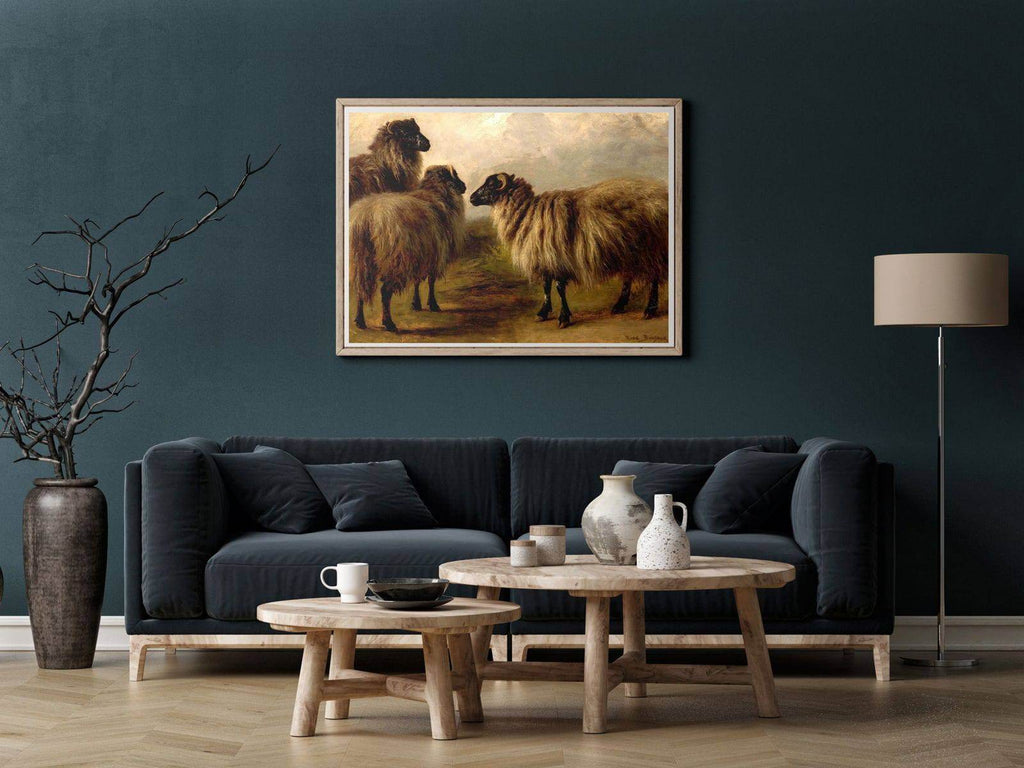 "Rosa Bonheur - Three Wooly Sheep - Hakyarts"