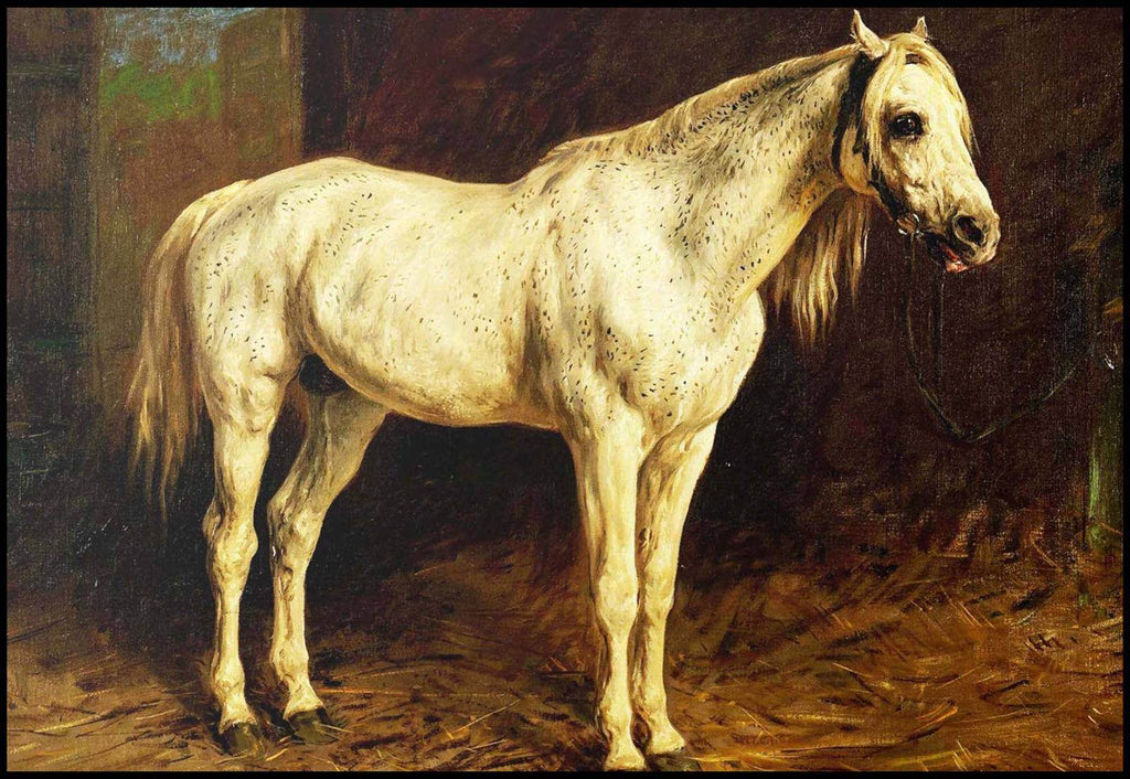 "Rosa Bonheur - White Horse - Hakyarts"