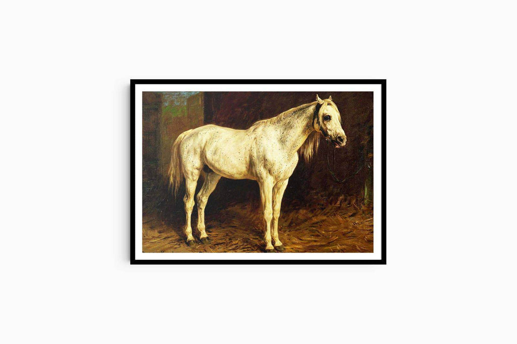 "Rosa Bonheur - White Horse - Hakyarts"