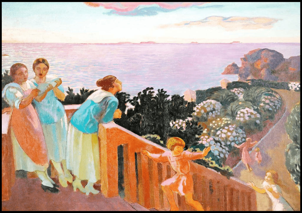 "Maurice Denis - Crépuscule Aux Hortensias - Hakyarts"