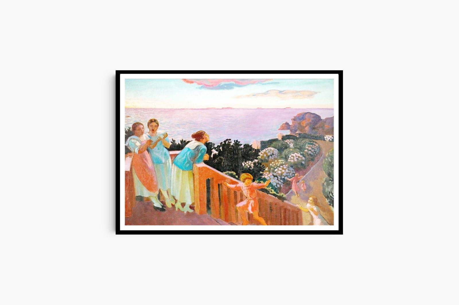 "Maurice Denis - Crépuscule Aux Hortensias - Hakyarts"