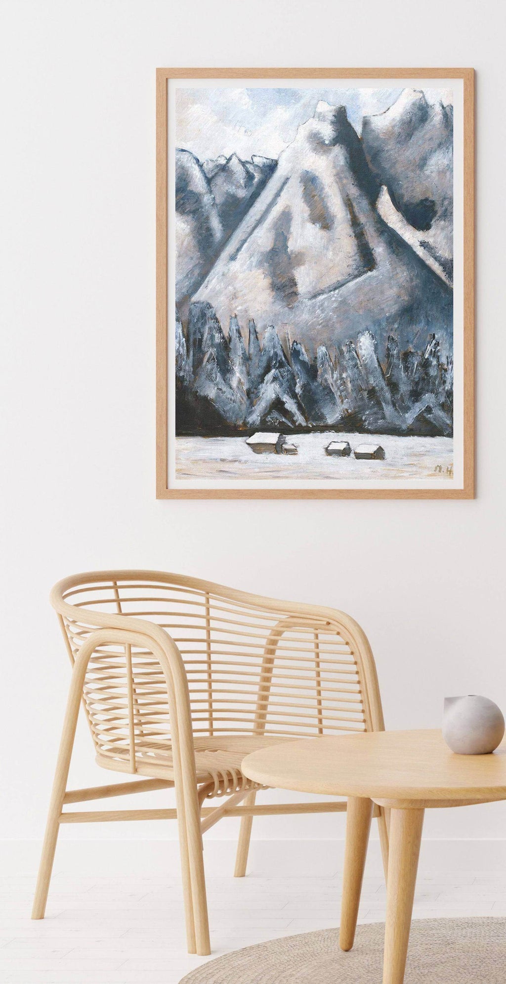 "Marsden Hartley - Waxenstein Peaks - Hakyarts"