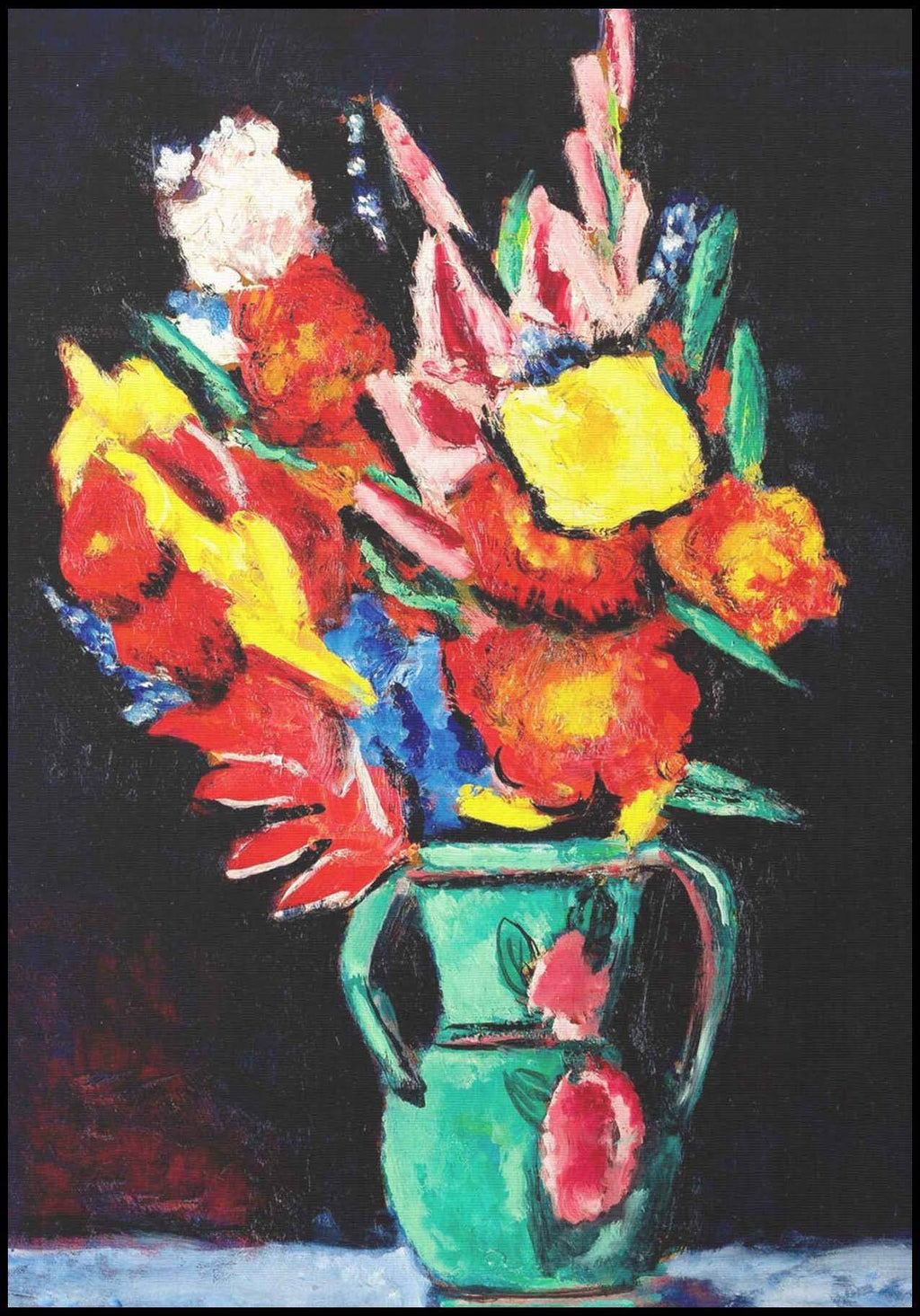 "Marsden Hartley - Still Life With Flowers - Hakyarts"