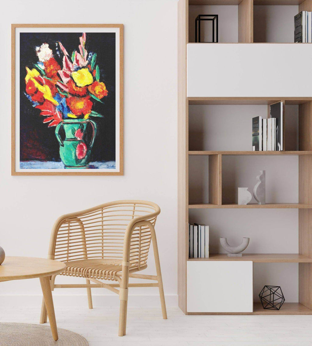 "Marsden Hartley - Still Life With Flowers - Hakyarts"