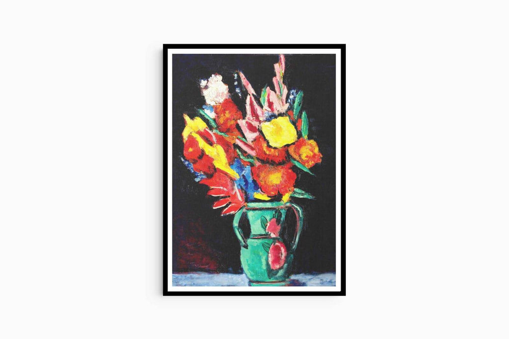 "Marsden Hartley - Still Life With Flowers - Hakyarts"