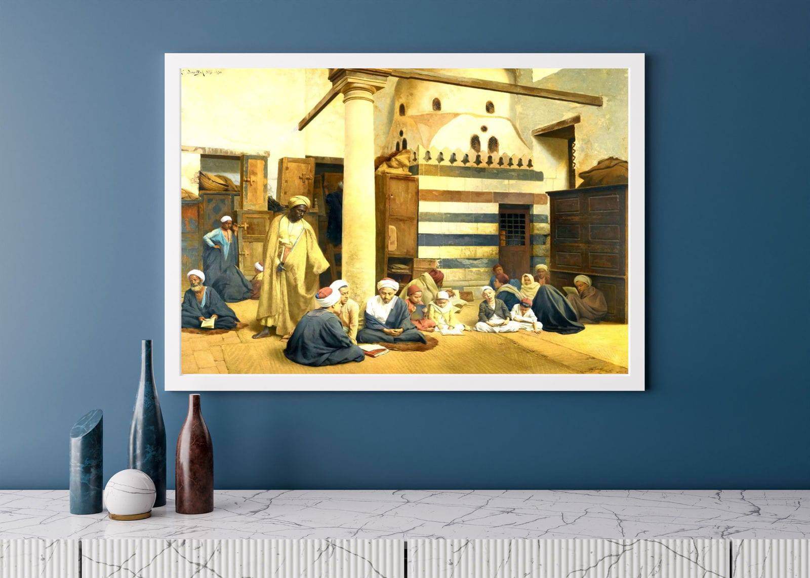 "Ludwig Deutsch - In the Madrasa - Hakyarts"