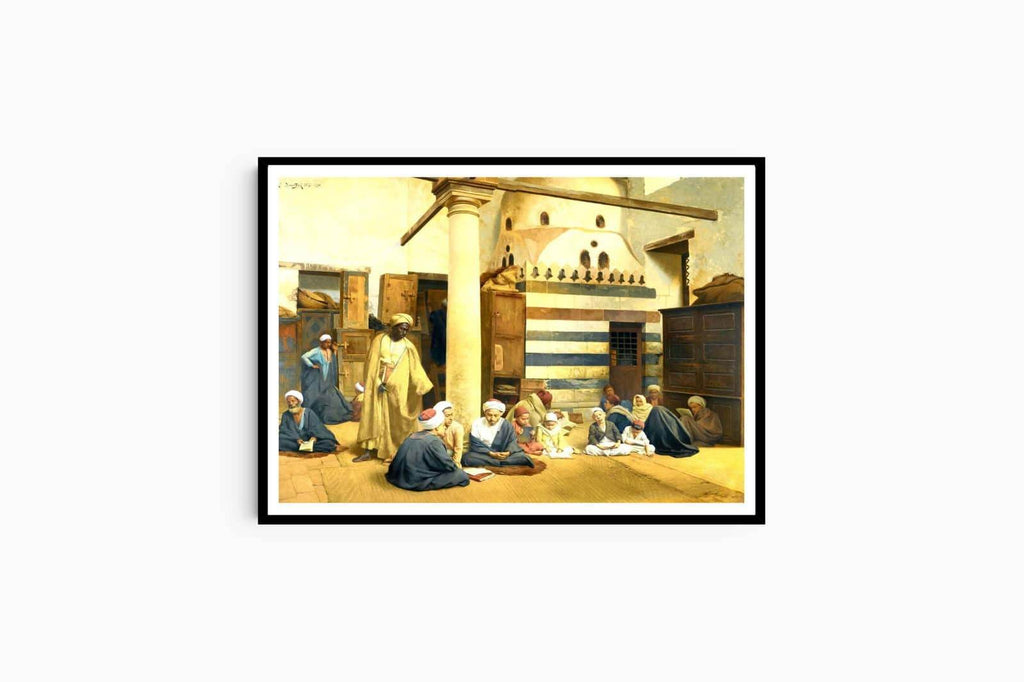 "Ludwig Deutsch - In the Madrasa - Hakyarts"