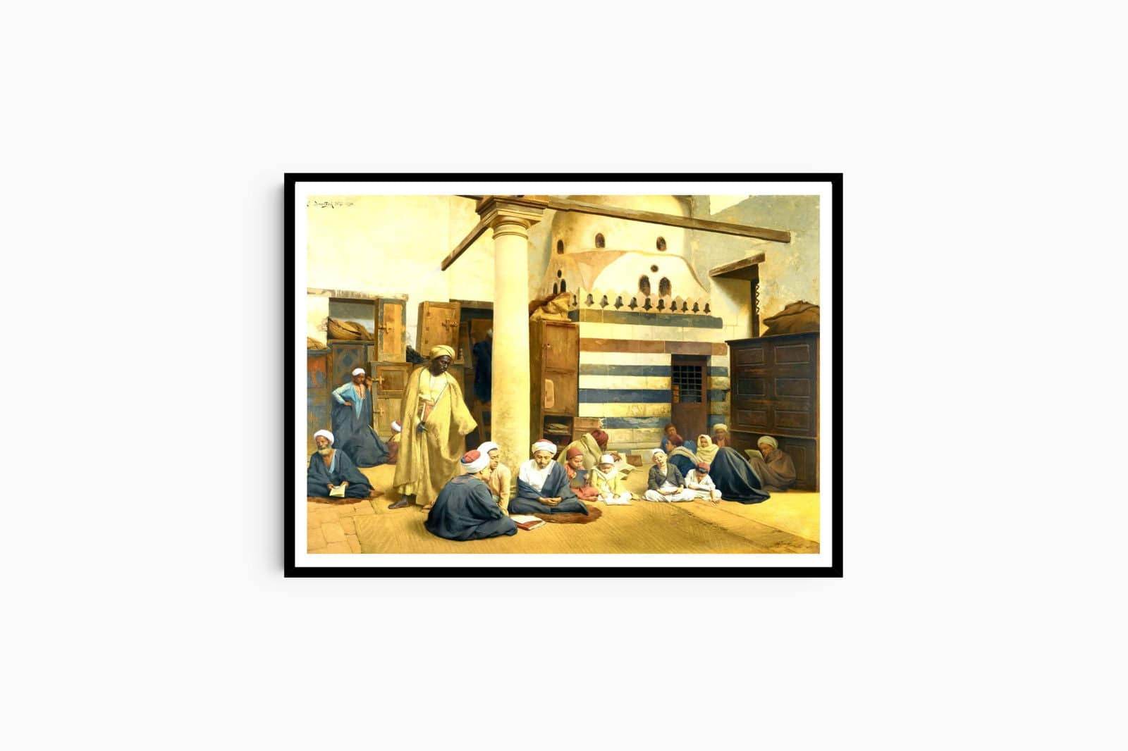 "Ludwig Deutsch - In the Madrasa - Hakyarts"