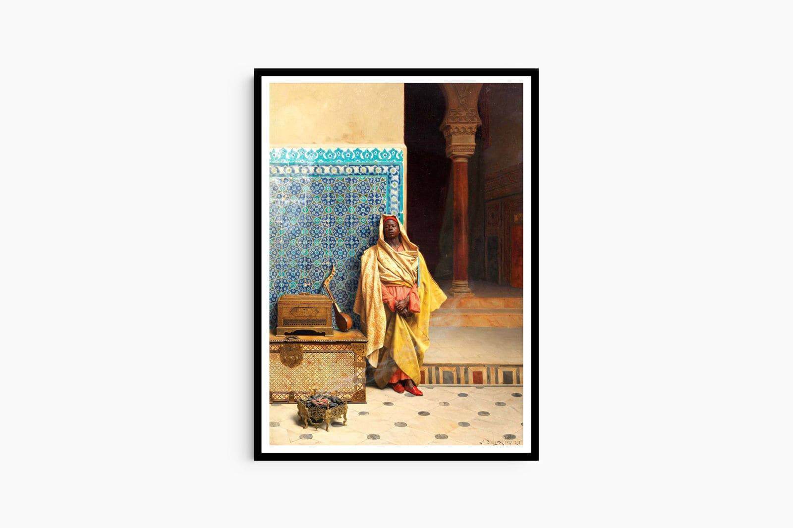 "Ludwig Deutsch - At the Mosque - Hakyarts"