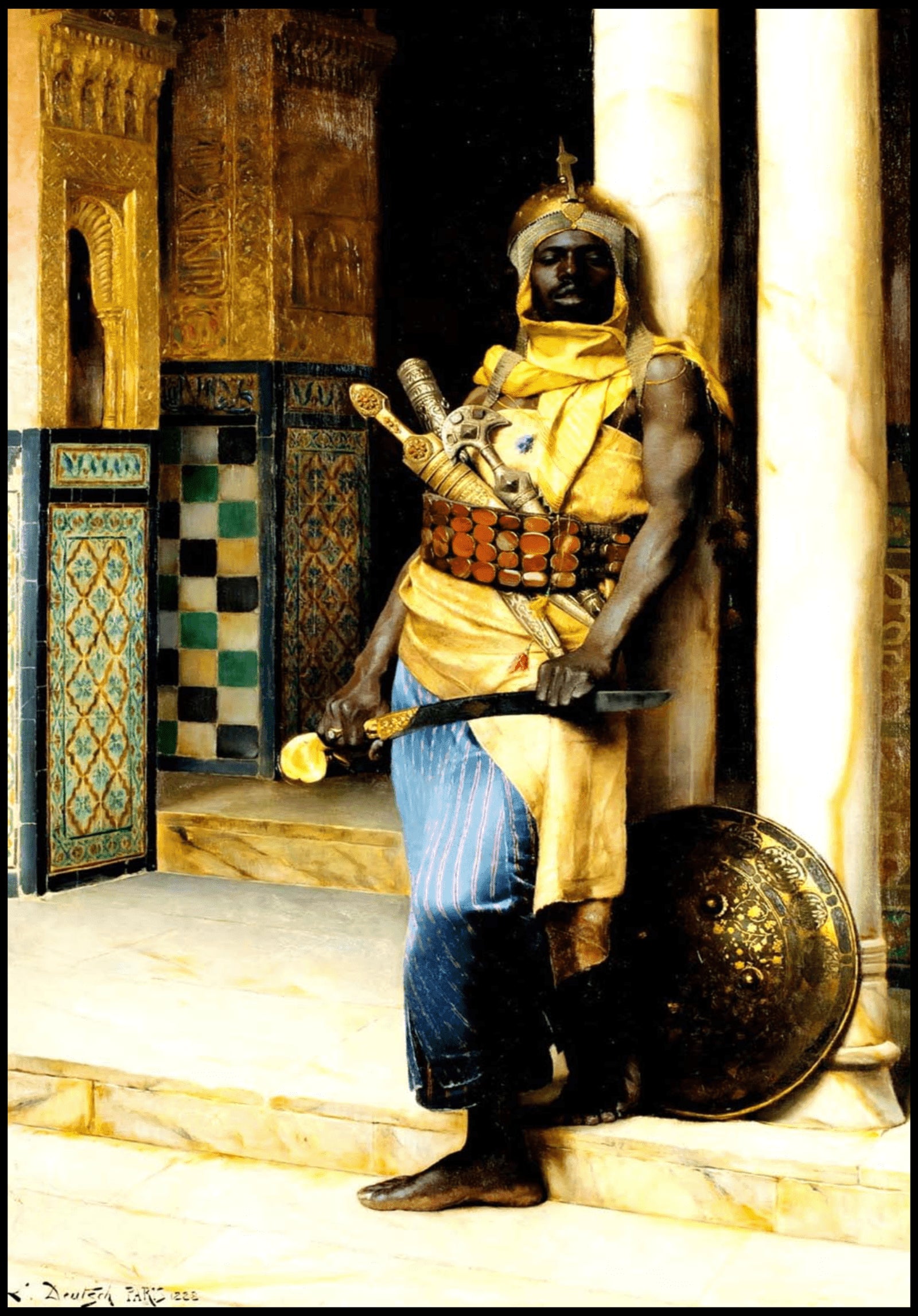 "Ludwig Deutsch - Guarding the Palace - Hakyarts"