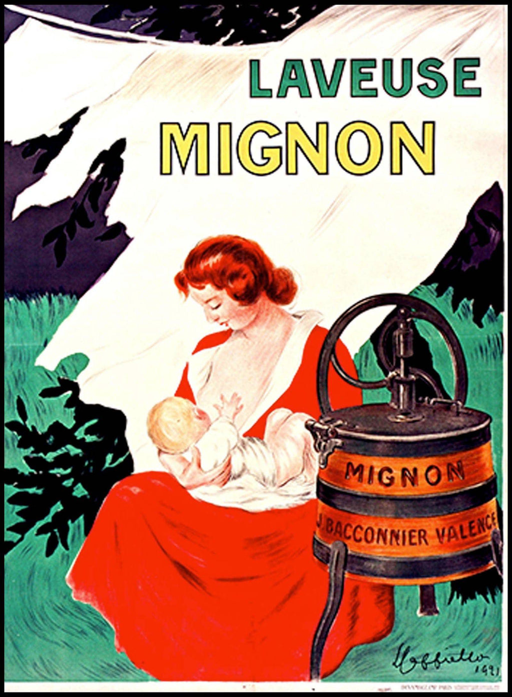 "Leonetto Cappiello - Laveuse Mignon Poster"