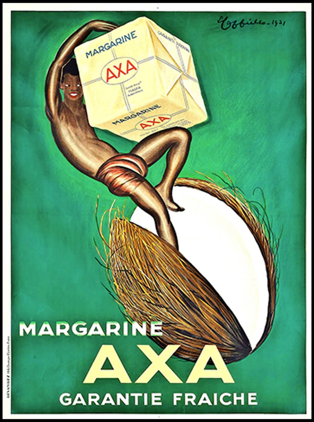 "Leonetto Cappiello - Margarine Axa Poster"