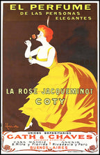 "Leonetto Cappiello - La Rose Jacqueminot Coty Poster"