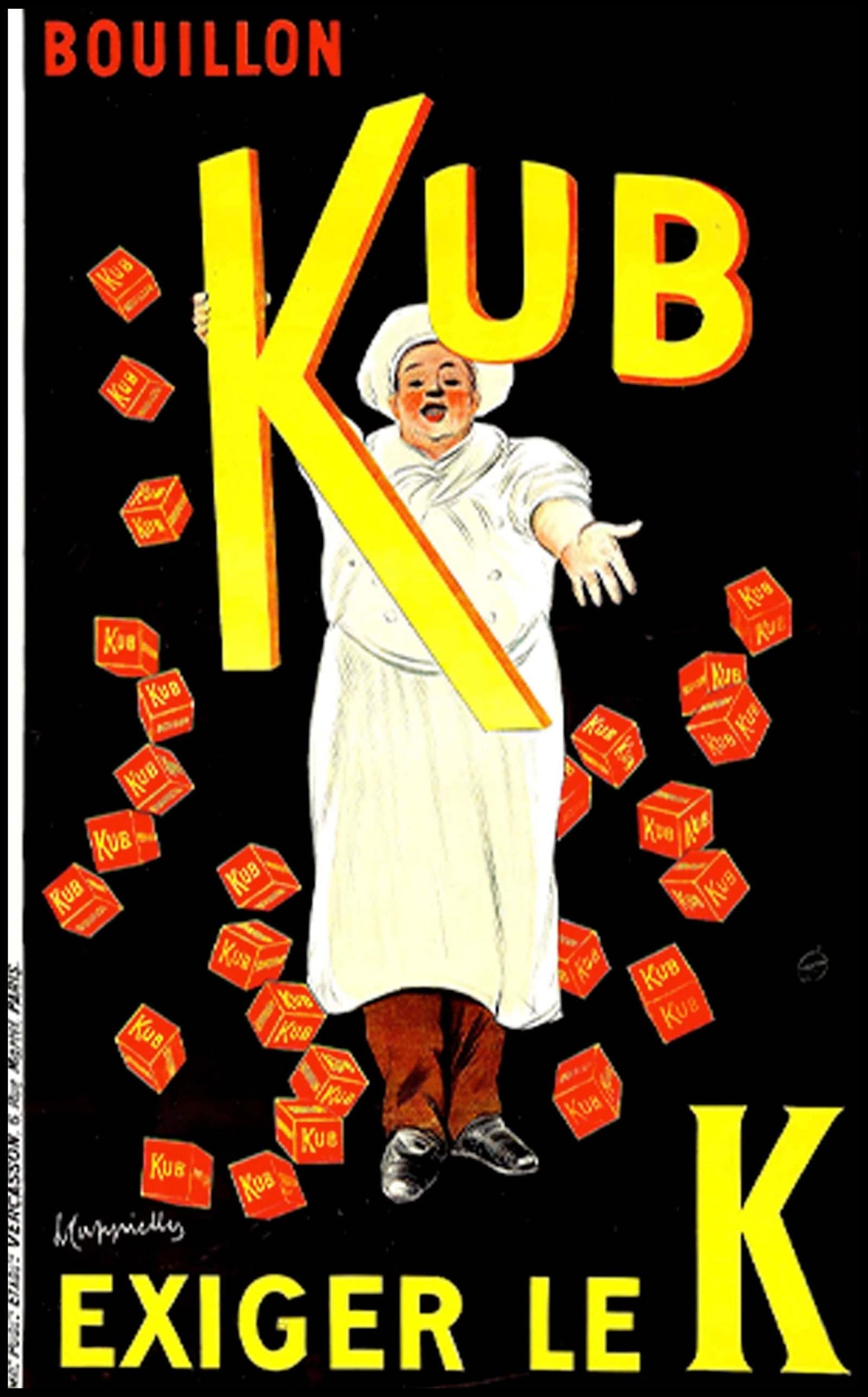 "Leonetto Cappiello - Bouillon Kub Poster"