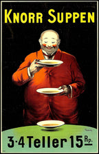 "Leonetto Cappiello - Knorr Suppen Poster"