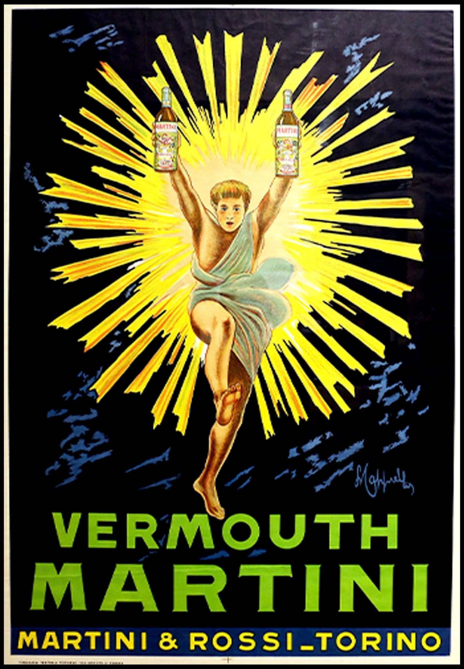 "Leonetto Cappiello poster - Vermouth Martini Poster"