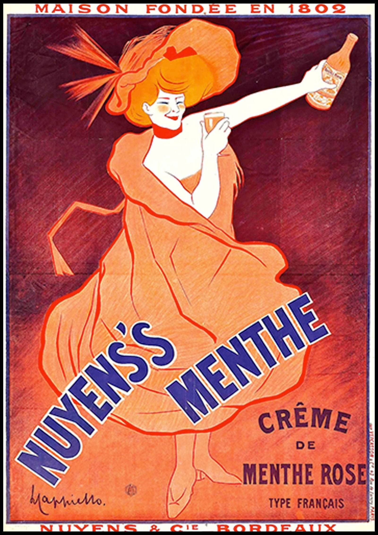 "Leonetto Cappiello poster - Nuyens’s Menthe"