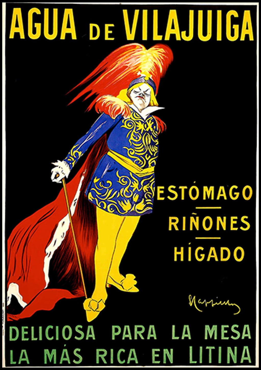 "Leonetto Cappiello - Agua De Vilajuïga Poster"