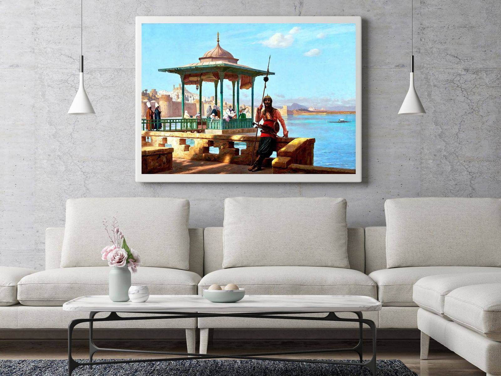 "Jean-Léon Gérôme - The Harem In The Kiosk - Hakyarts"