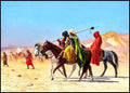 "Jean-Léon Gérôme - Riders Crossing the Desert - Hakyarts"