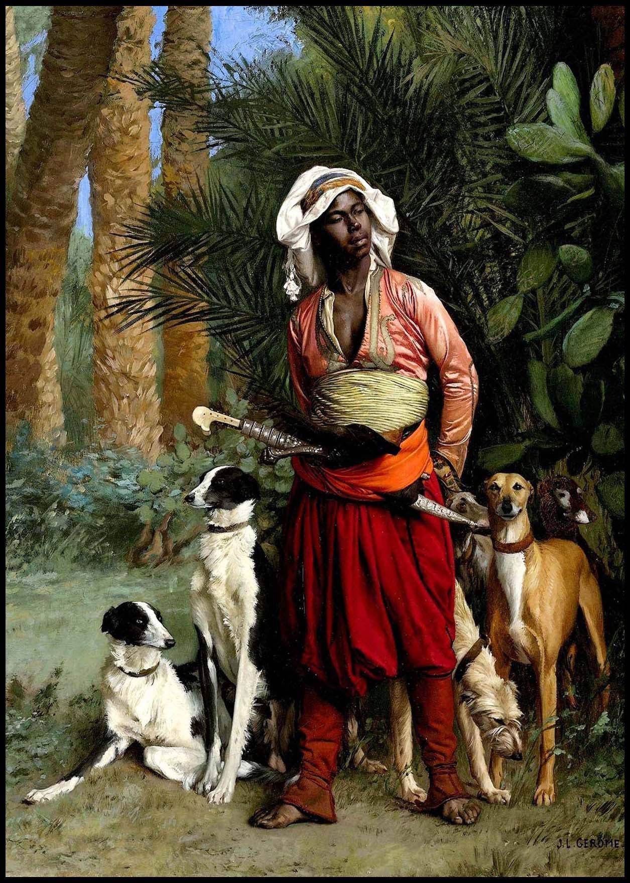 "Jean-Léon Gérôme - Master of the Hounds - Hakyarts"