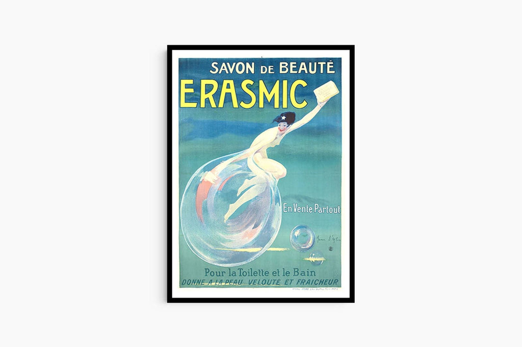"Jean d'Ylen - Erasmic Savon De Beauté Vintage Poster"