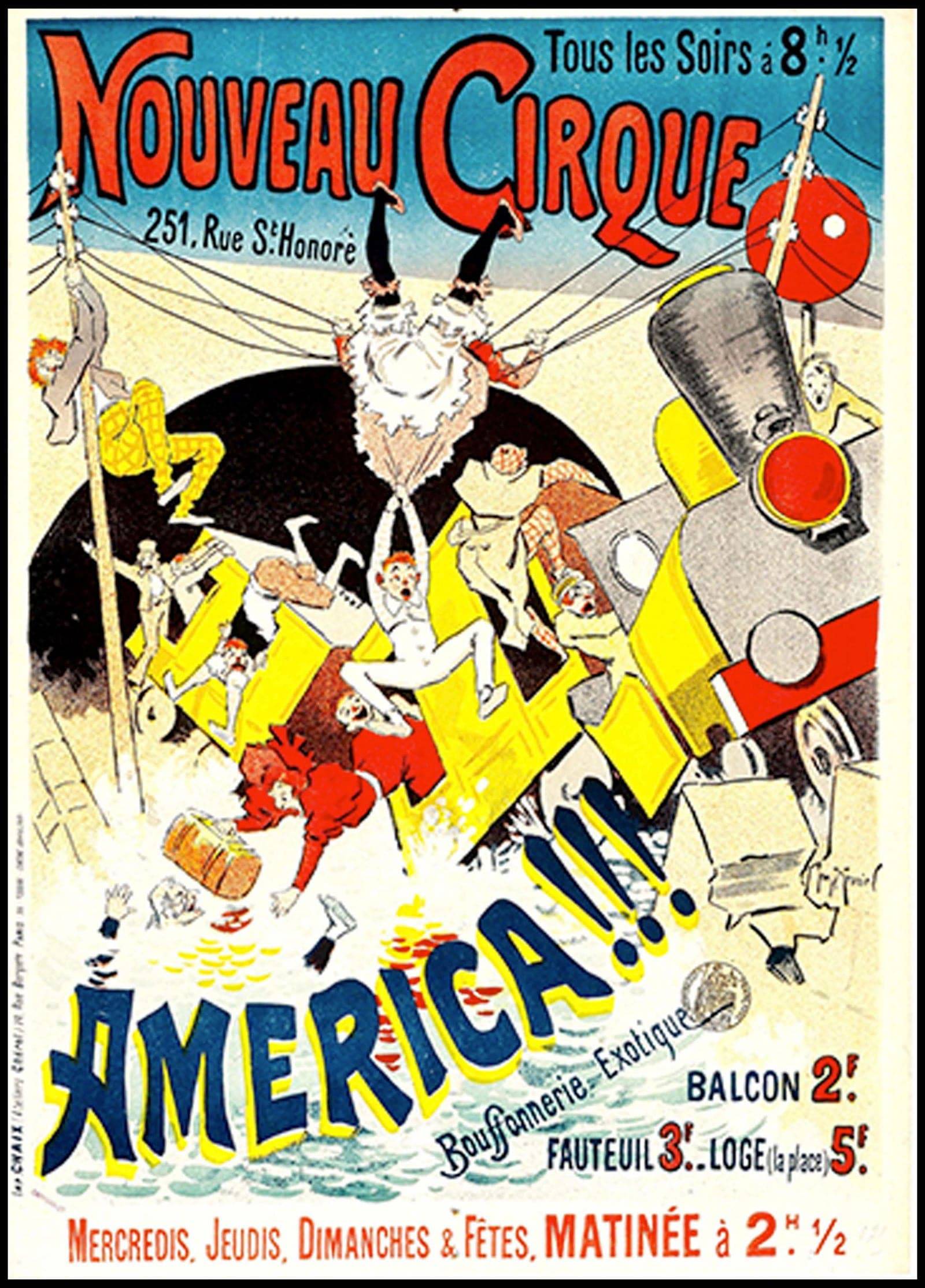 "Georges Meunier - Nouveau Cirque Poster"