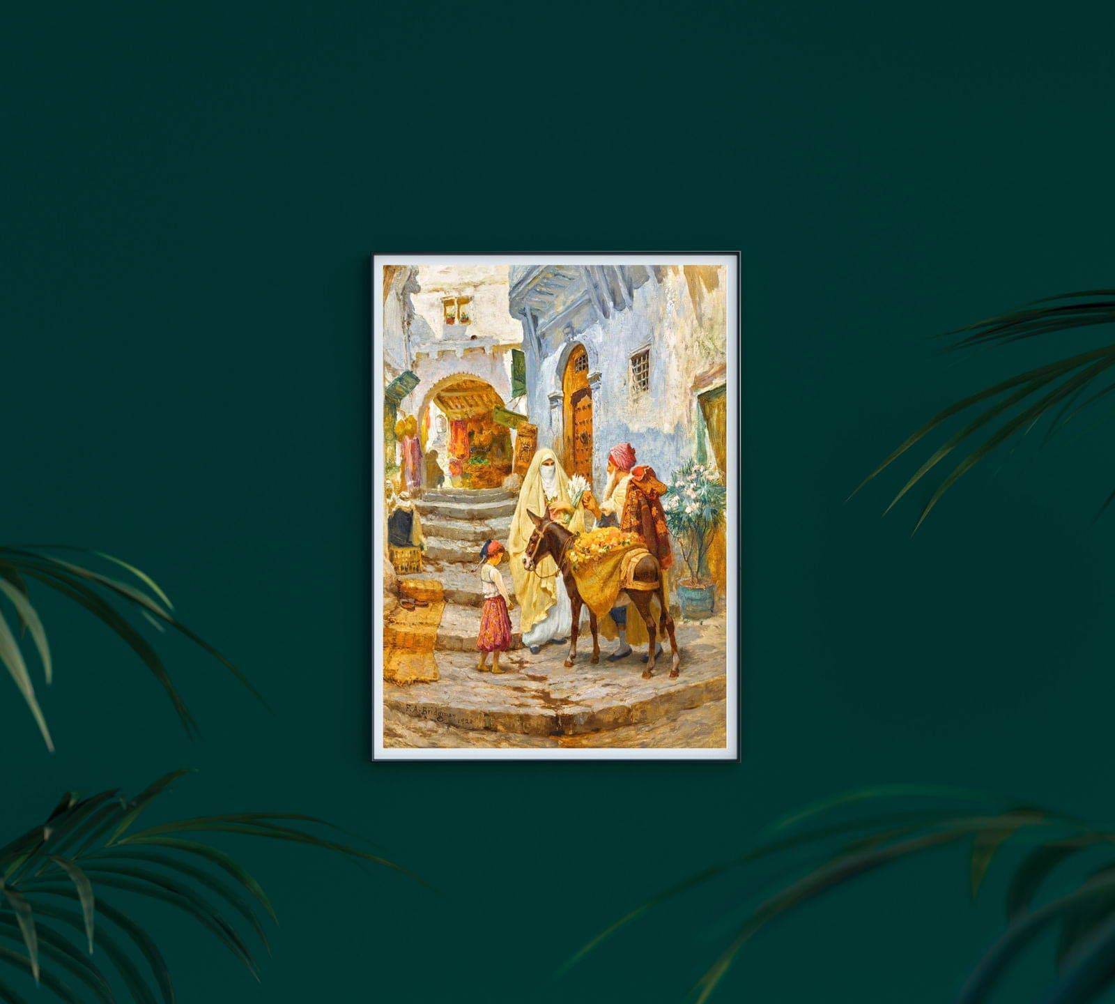 "Frederick Arthur Bridgman - The Orange Seller - Hakyarts"