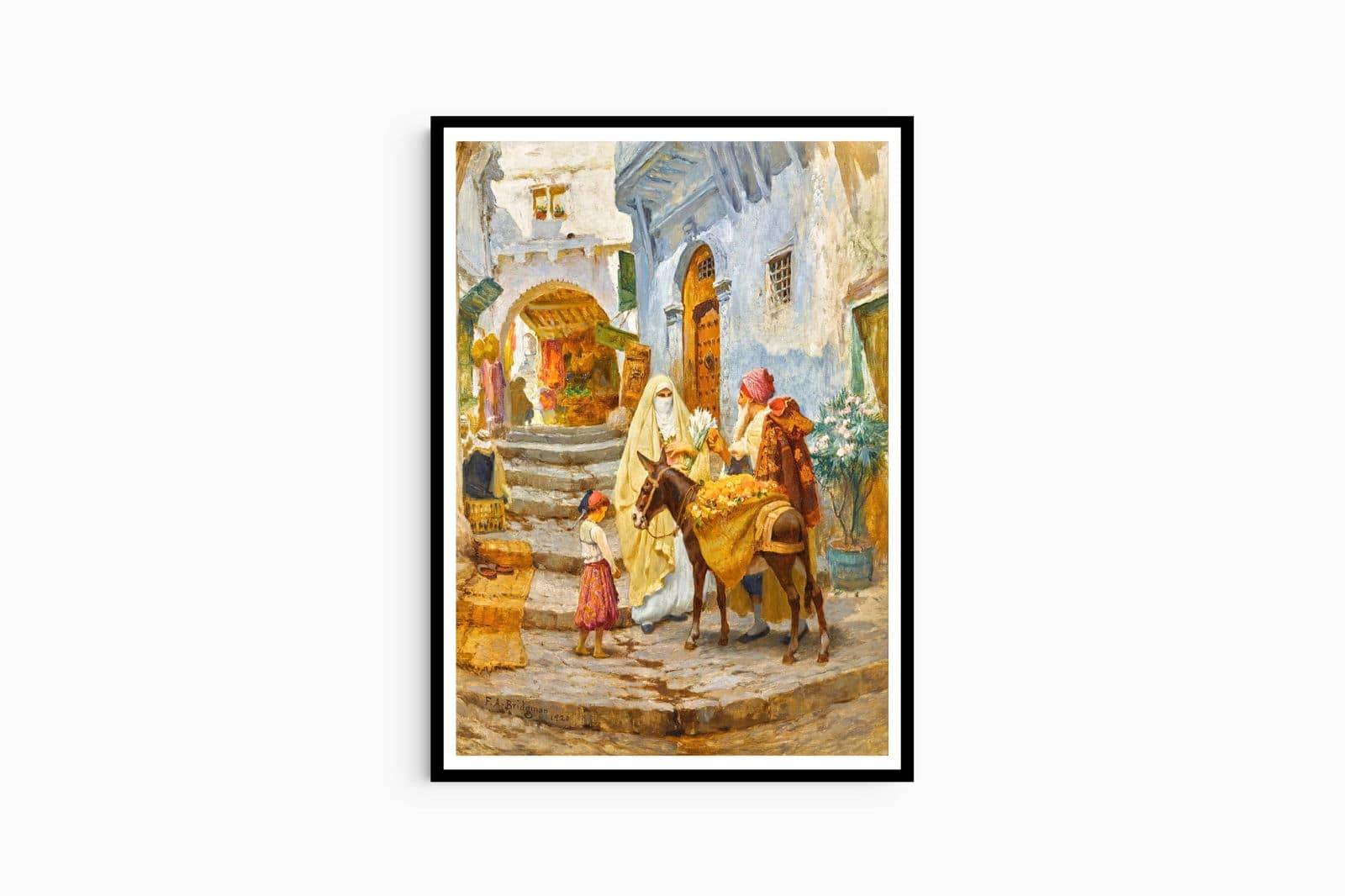 "Frederick Arthur Bridgman - The Orange Seller - Hakyarts"