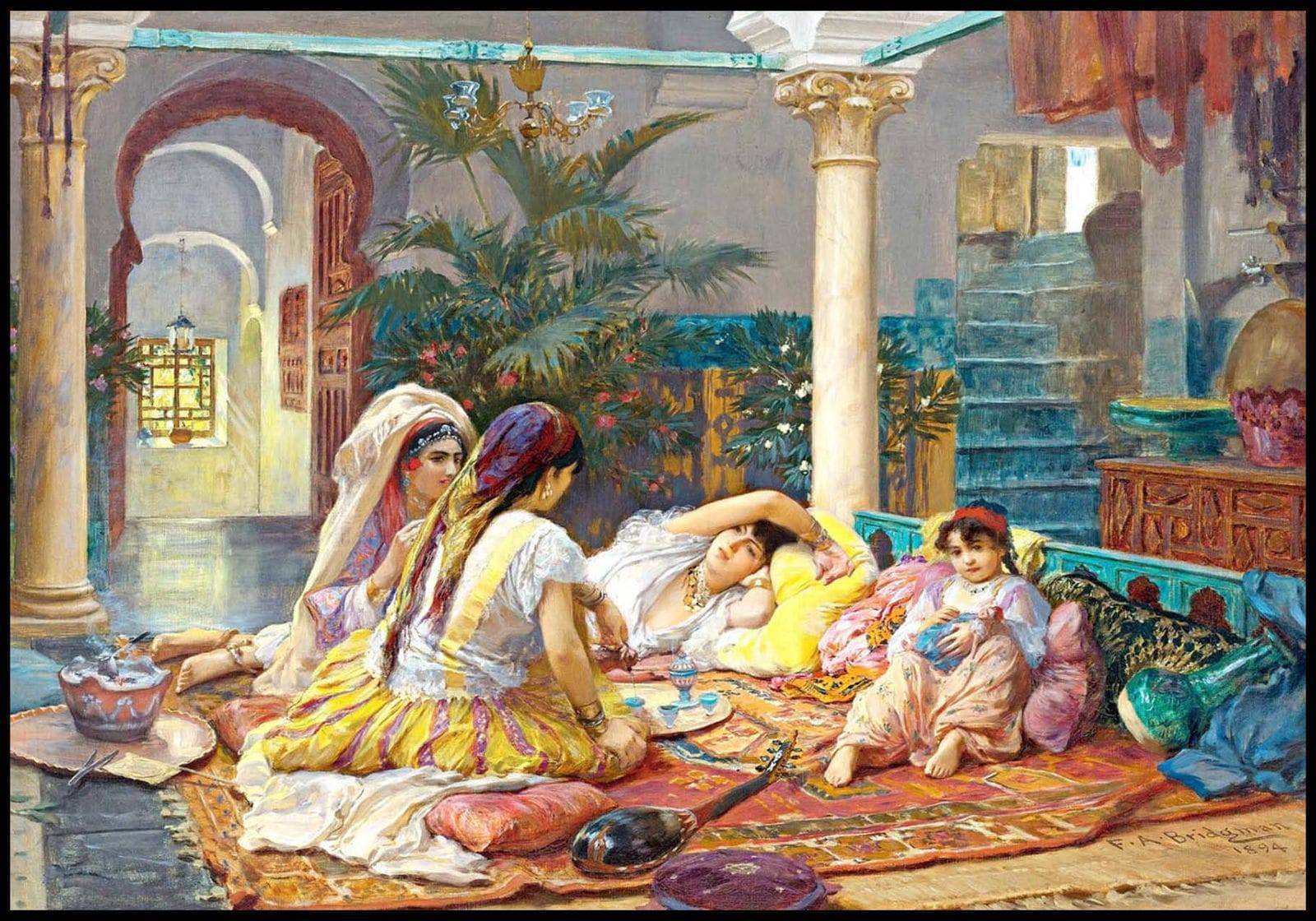 "Frederick Arthur Bridgman - In The Harem - Hakyarts"