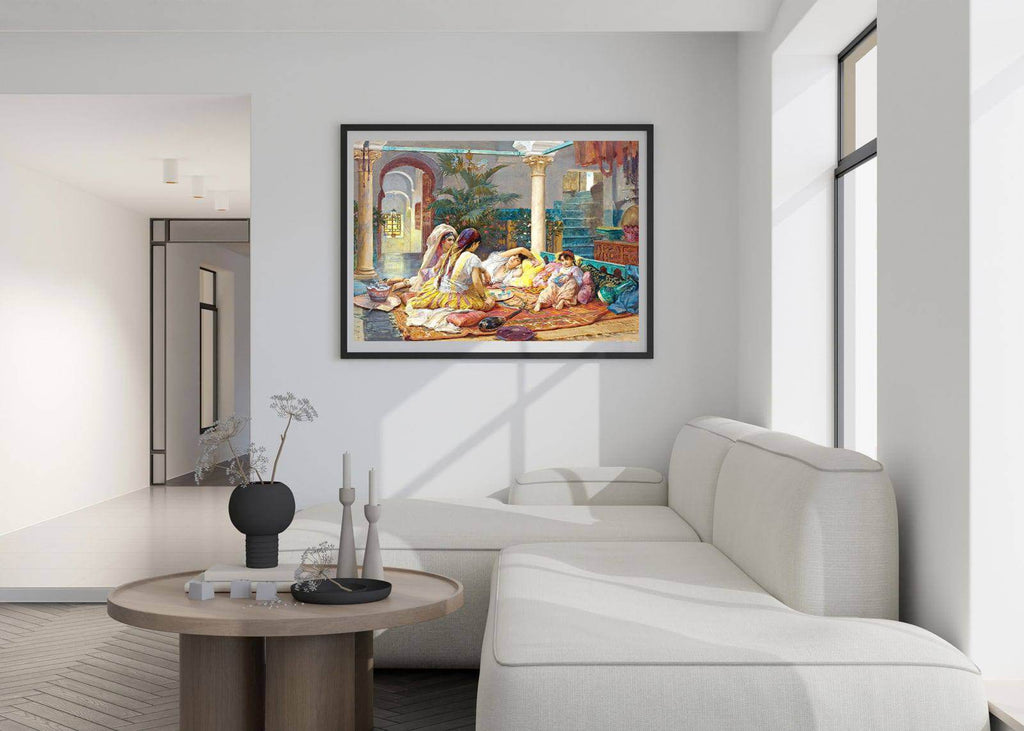 "Frederick Arthur Bridgman - In The Harem - Hakyarts"