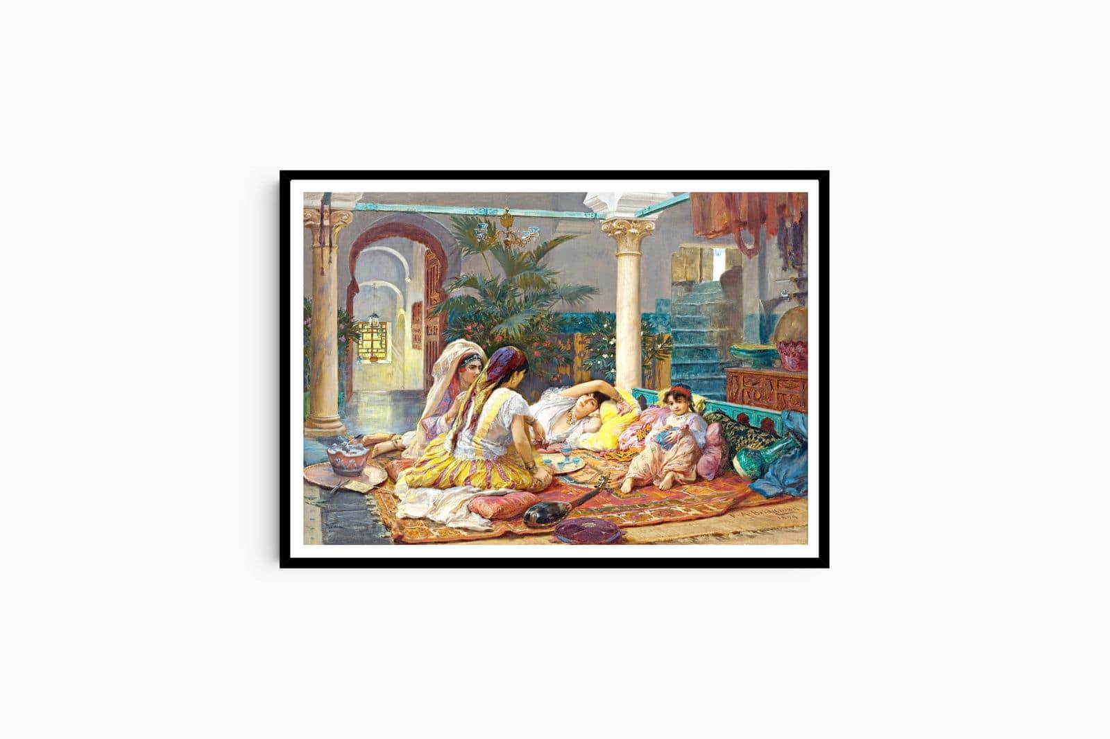"Frederick Arthur Bridgman - In The Harem - Hakyarts"