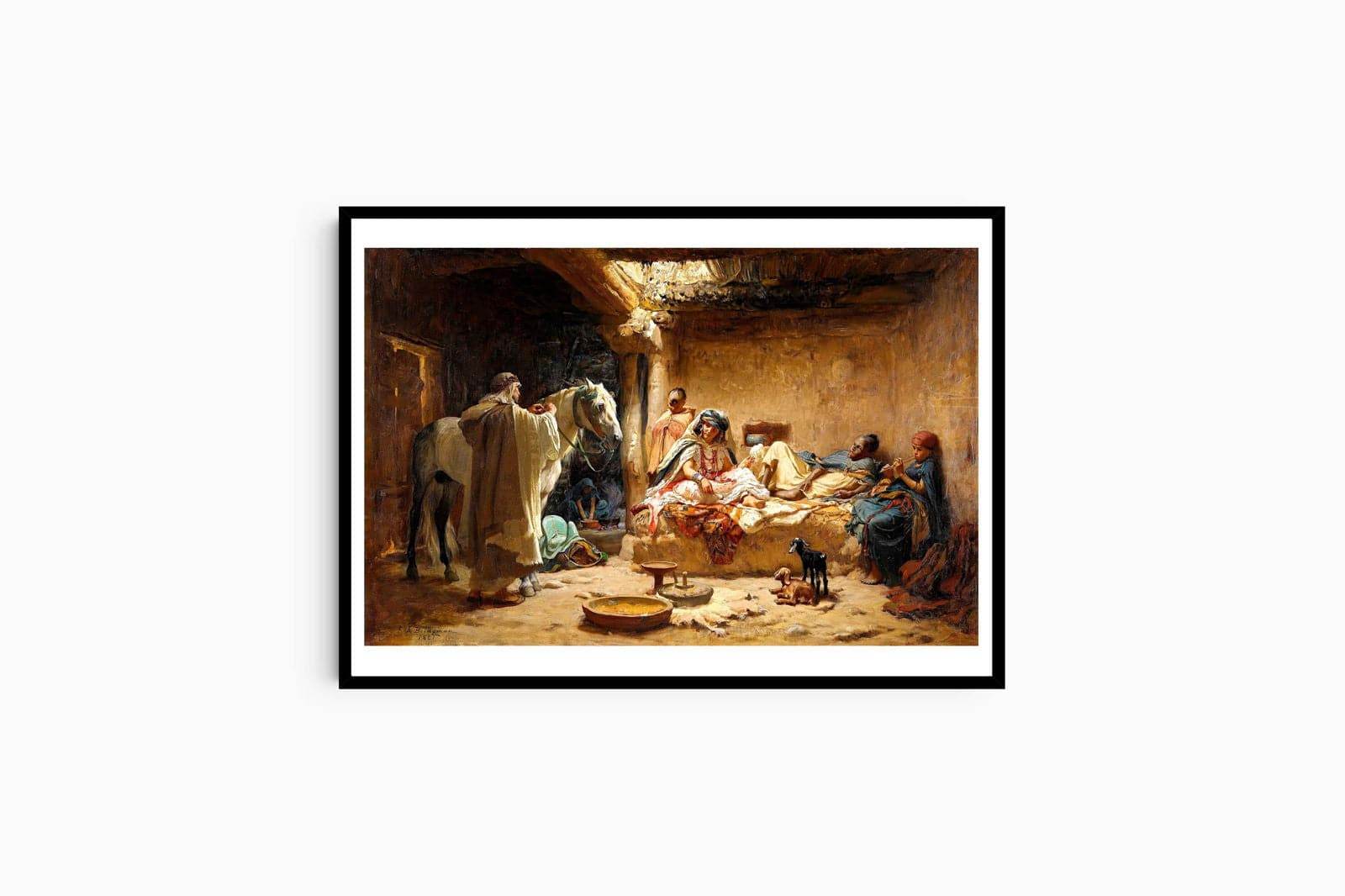 "Frederick Arthur Bridgman - An Interior In Biskra - Hakyarts"