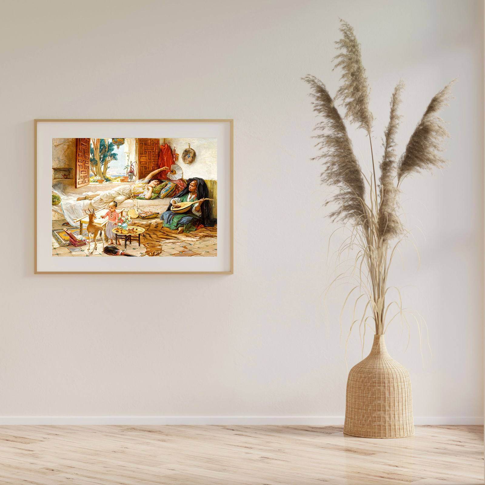 "Frederick Arthur Bridgman - Afternoon Rest, Algiers - Hakyarts"