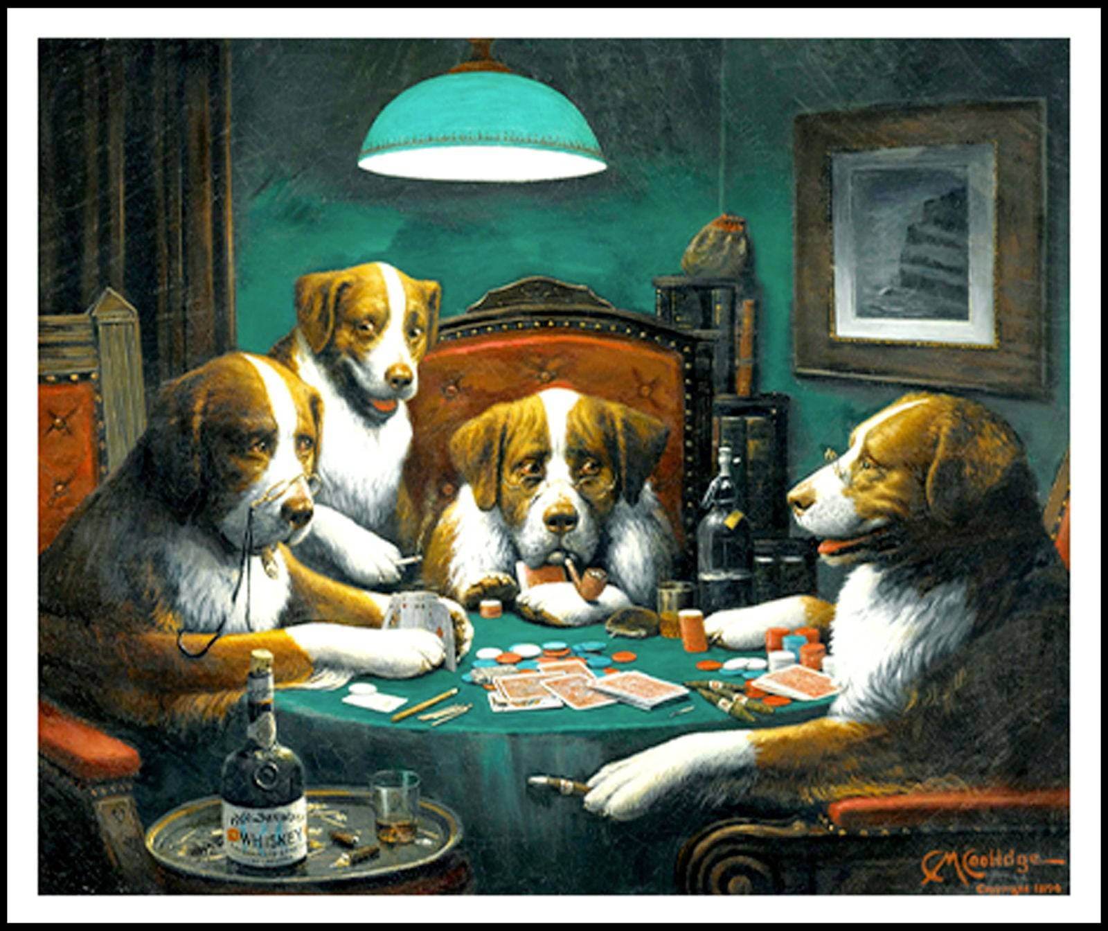 Cassius Marcellus Coolidge Poker Game Hakyarts